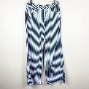 GB GIRLS | Blue & White Striped Wide Leg Pants Girls 16